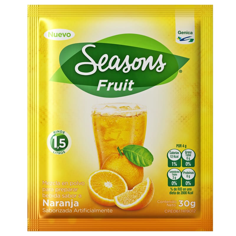 TE DE NARANJA SEASONS FRUIT 30 GR