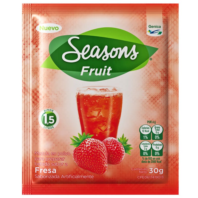 TE DE FRESA SEASONS FRUIT 30 GR