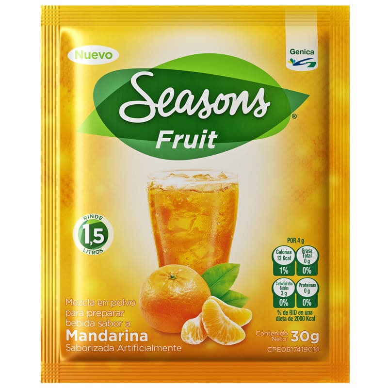 TE DE MANDARINA SEASONS FRUIT 30 GR
