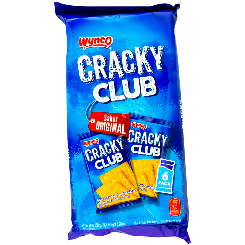 GALLETAS CRACKY CLUB 6PACK