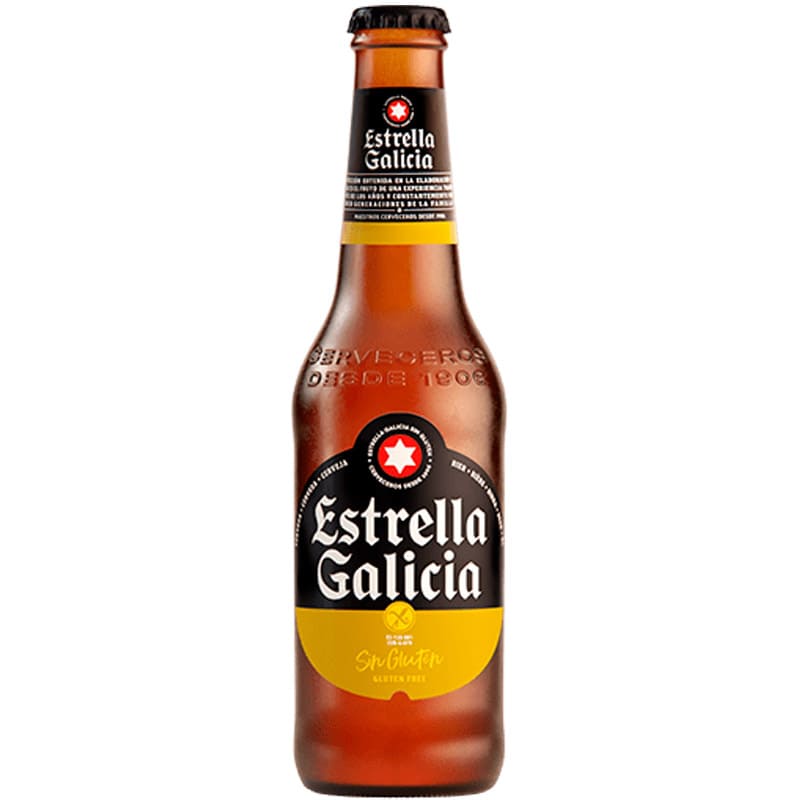 CERVEZA ESTRELLA DE GALICIA SIN GLUTEN 330 ML