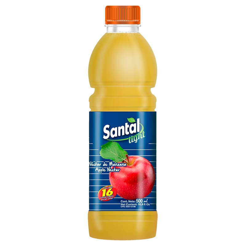 JUGO DE MANZANA LIGHT SANTAL 500 ML