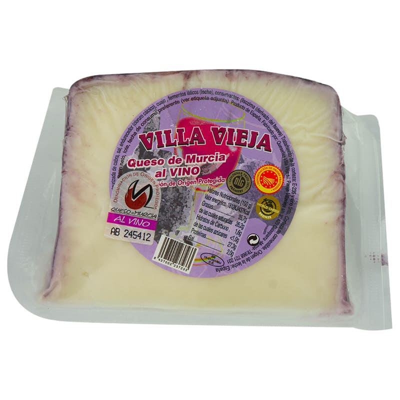 QUESO MURCIA VILLAVIEJA AL VINO 250GR
