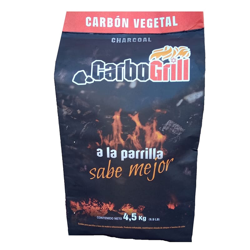 CARBON VEGETAL CARBO GRIL 4.5 KILOS