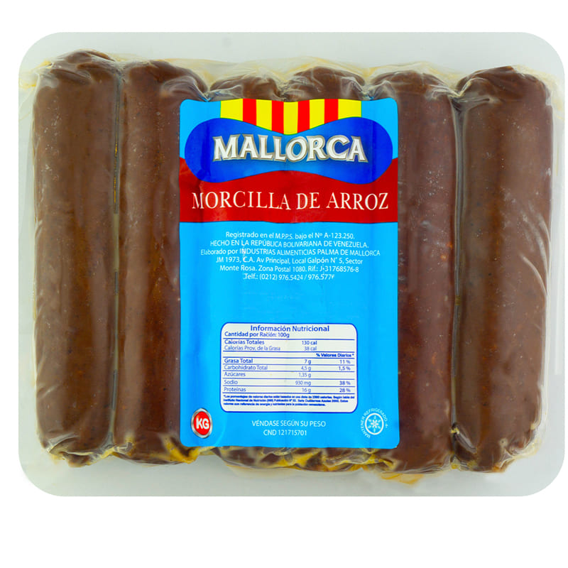 MORCILLA DE ARROZ MALLORCA 400GR