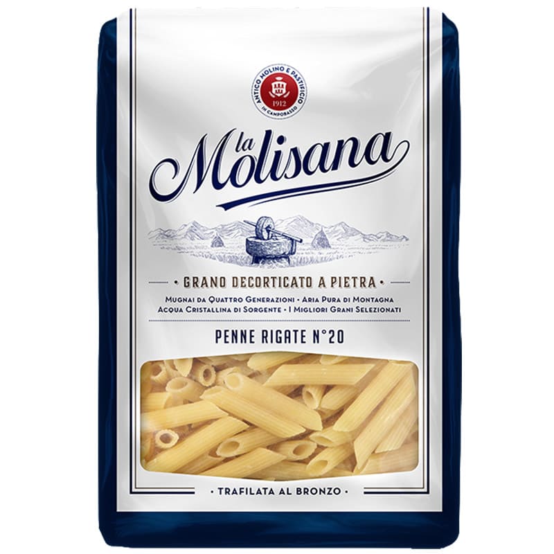 PASTA LA MOLISANA PENNE RIGATE N20 SEMOLA 500GR