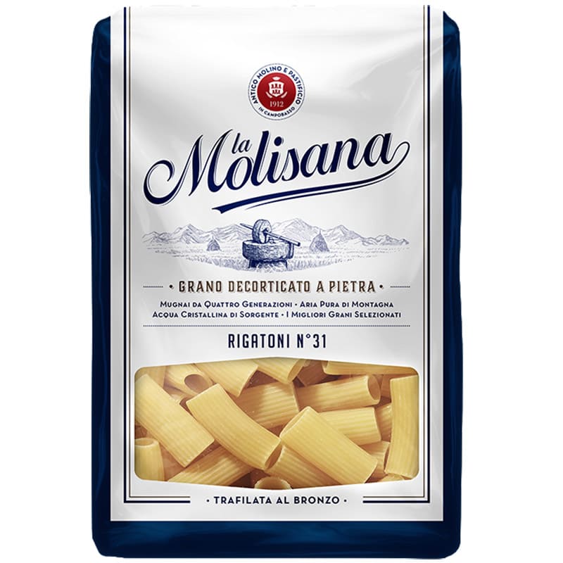 PASTA LA MOLISANA RIGATONI N31 DE SEMOLA 500GR