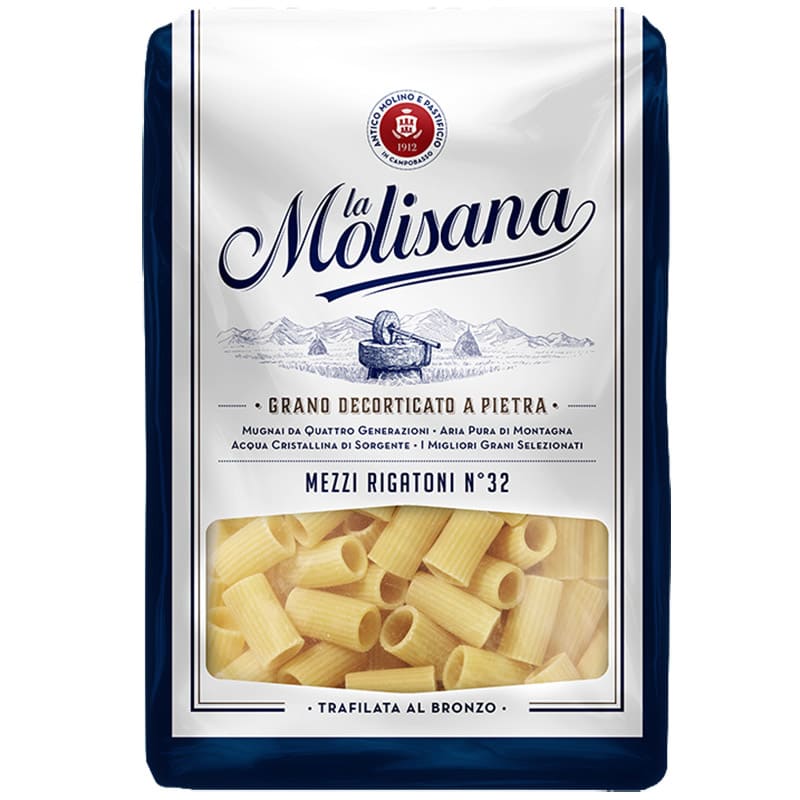 PASTA LA MOLISANA MEZZI RIGATONI DE SENOLA 500GR