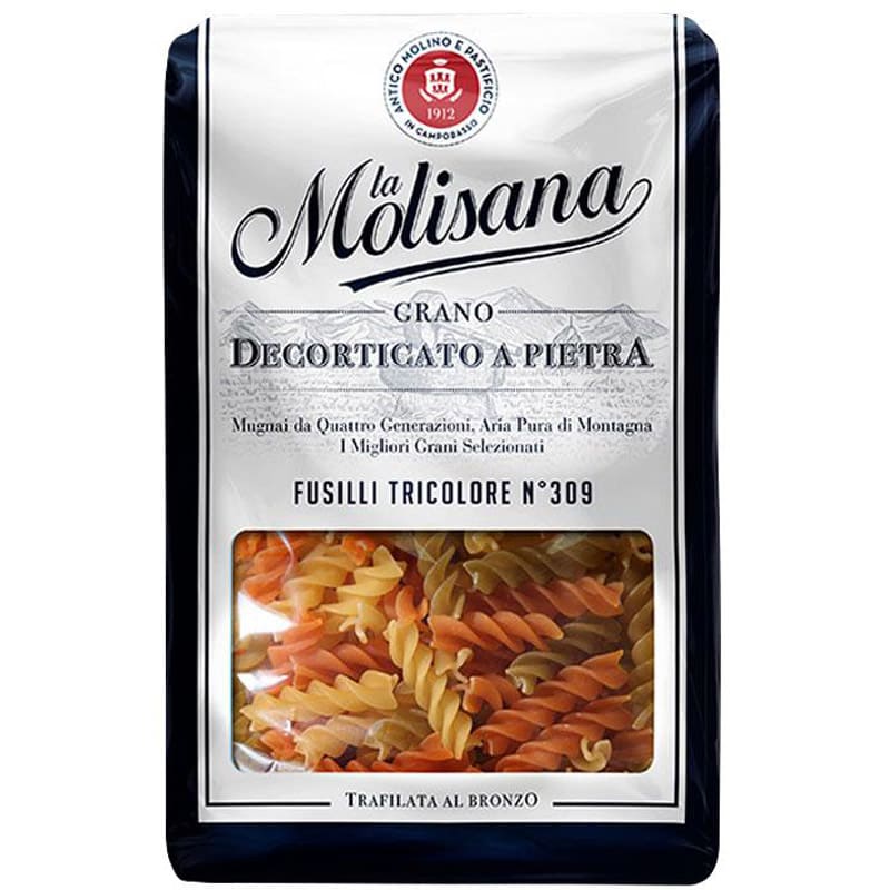 PASTA LA MOLISANA FUSILLI TRICOLOR N309 500GR