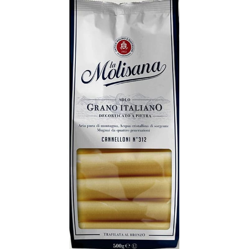 PASTA LA MOLISANA CANNELLONI N3312 DE SEMOLA 250GR