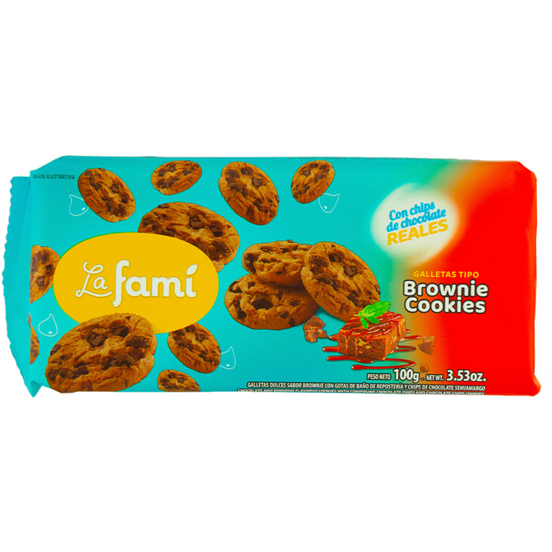 GALLETAS BROWNIE LA FAMI 100GR