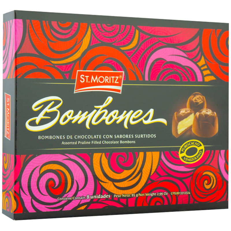 BOMBON ROSAS ST MORITZ 85GRS