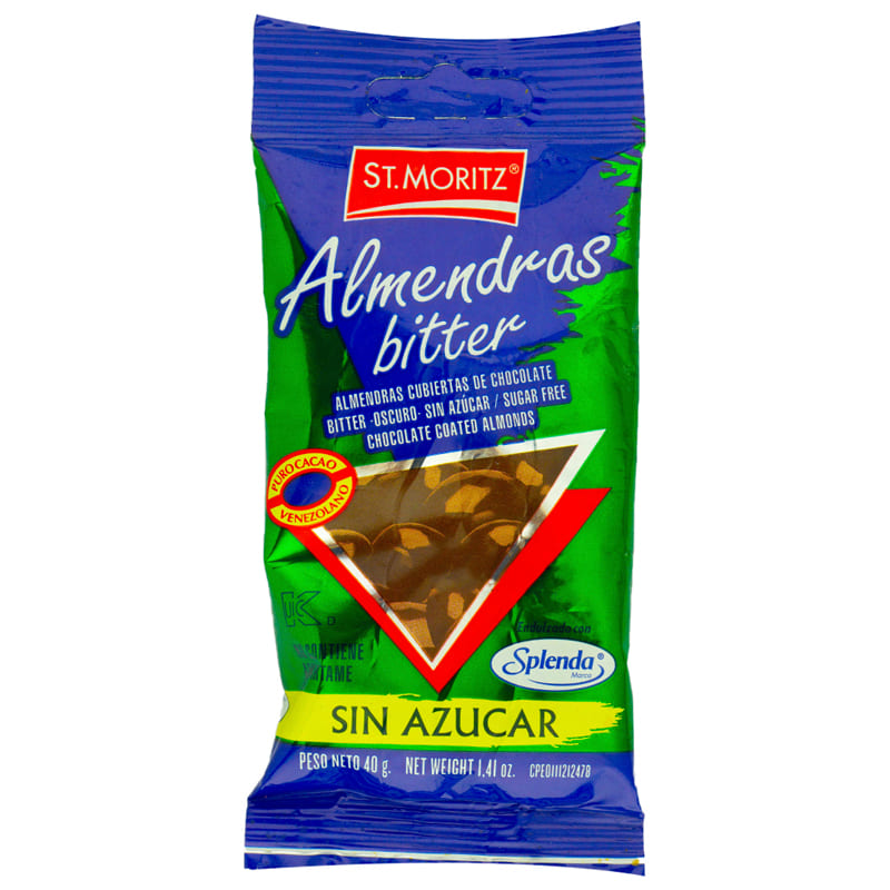 ALMENDRAS CBTO.BITTER S/A ST.MORITZ  40GR