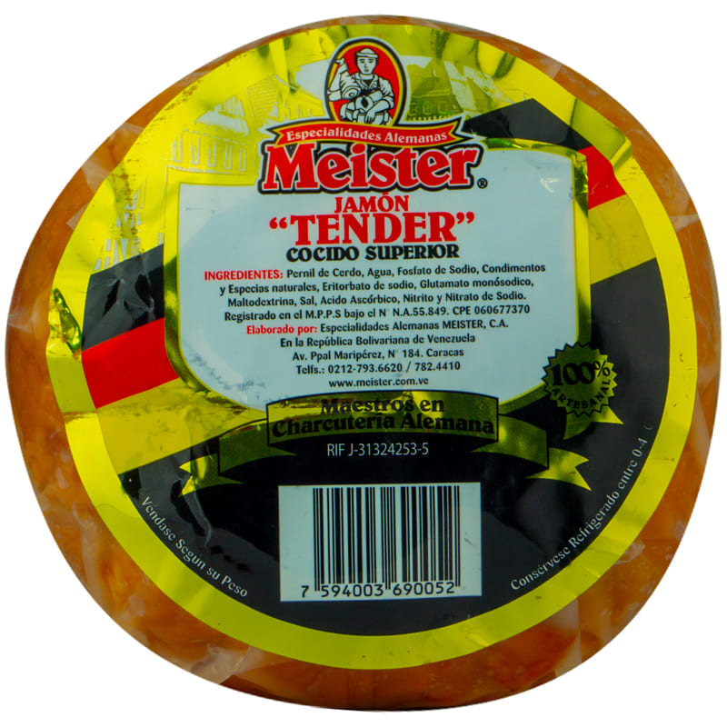 JAMON MEISTER TENDER COCIDO KG