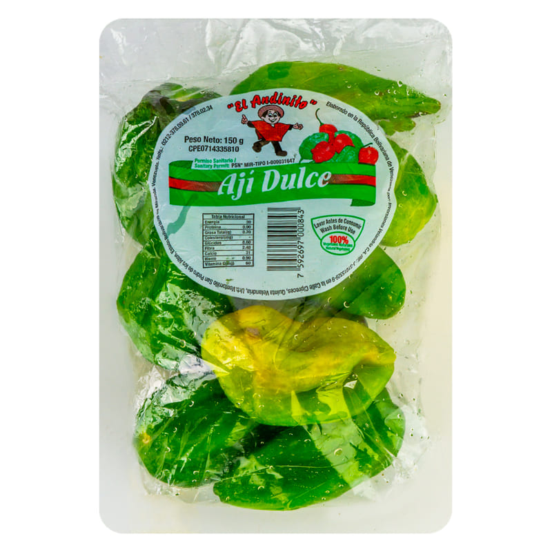 AJI DULCE EL ANDINITO BOLSA 150 GR