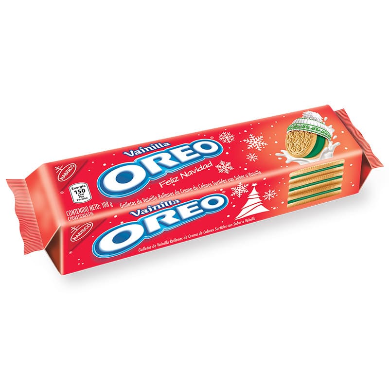 OREO DE VAINILLA NAVIDAD 108GR
