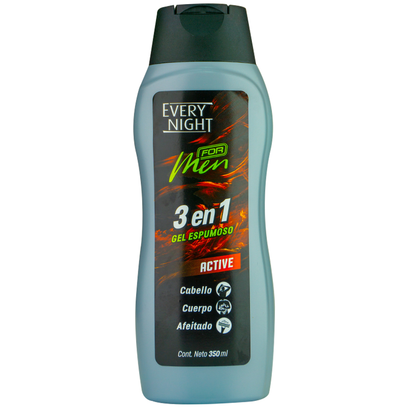 CHAMPU EVERY NIGHT FOR MEN 3 EN 1 350ML