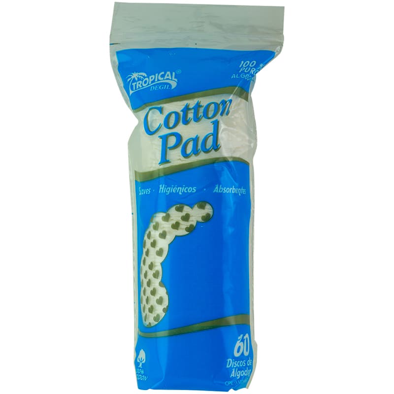 ALMOHADILLAS DE ALGODÓN COTTON PAD 60 UND