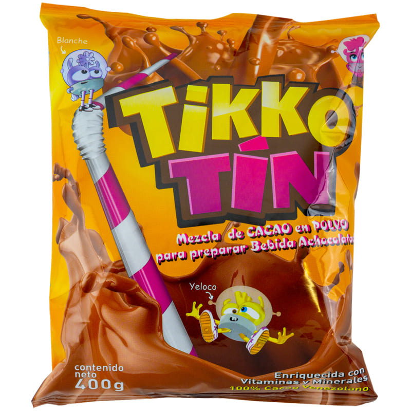 CACAO EN POLVO TIKO TIN  BOLSA 400GR