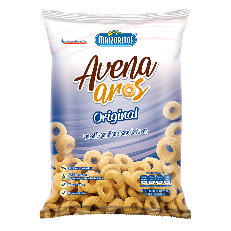 CEREAL AVENA AROS ORIGINAL MAIZORITOS 200 GR