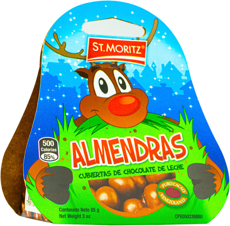 ALMENDRAS ST.MORITZ  DE CHOCOLATES 85GR