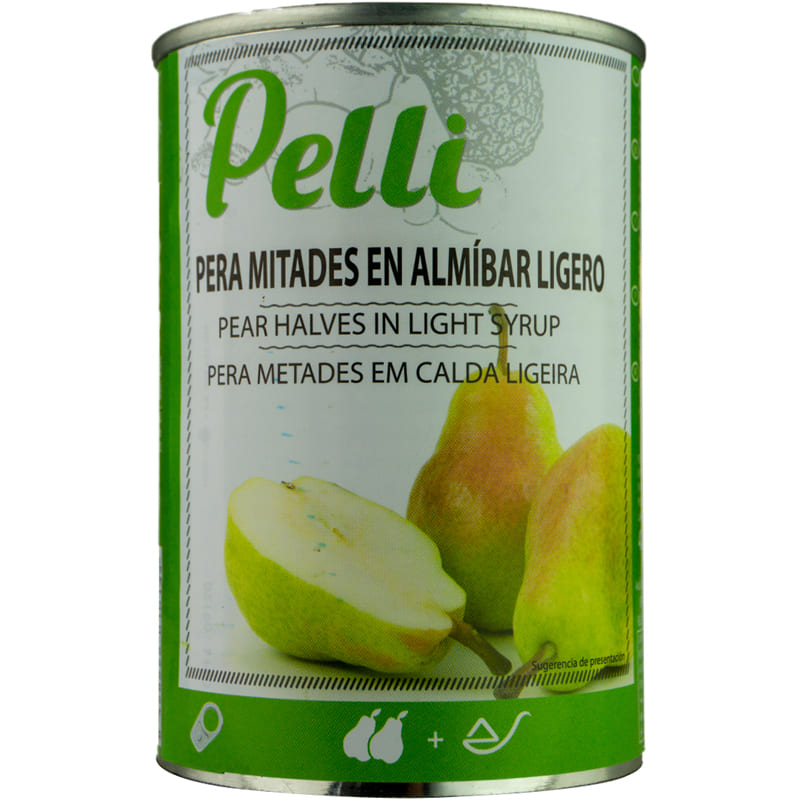 PERAS EN ALMIBAR PELLI 420GR