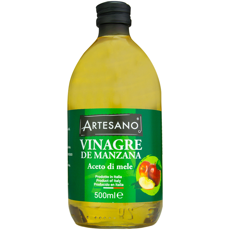 VINAGRE ARTESANO DE VINAGRE DE MANZANA 500 ML