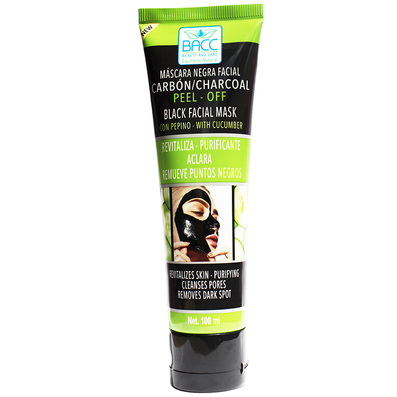 MASCARILLA FACIAL BACC CARBON Y PEPINO 100 ML