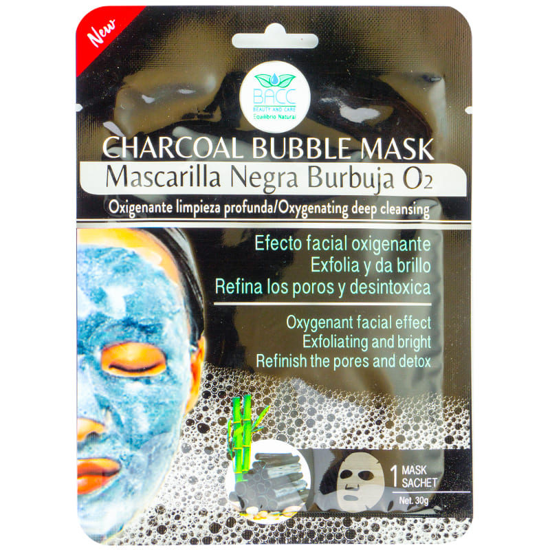 MASCARILLA FACIAL DE BURBUJAS BACC