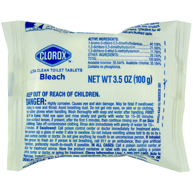 TABLETAS CLOROX LIMPIADORAS INODOROS 100 GR