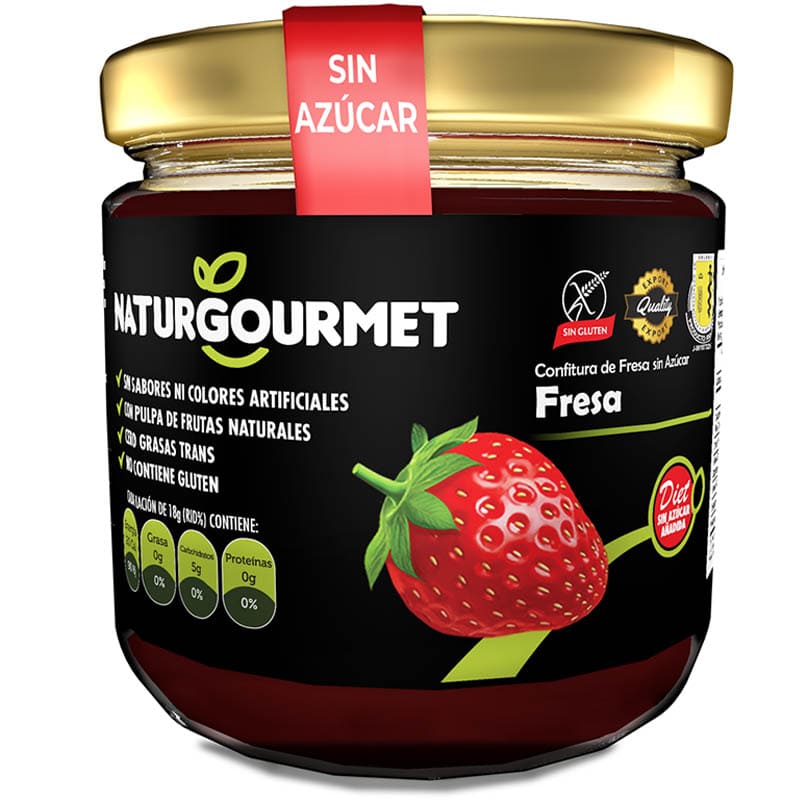 CONFITURA DE FRESA NATURGOURMET 200GR