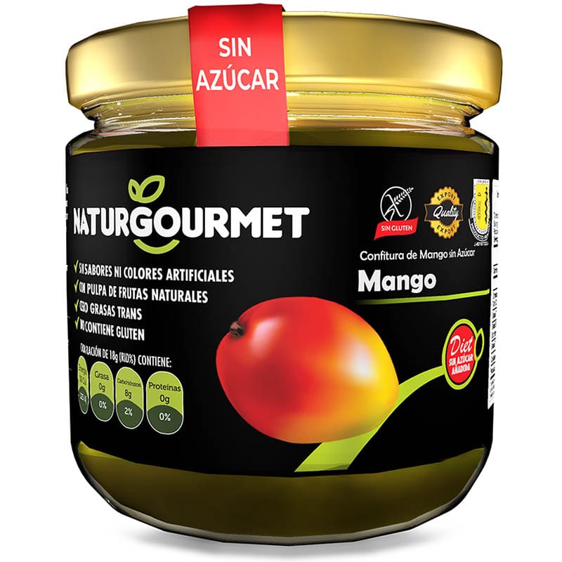CONFITURA DE MANGO NATURGOURMET 200GR