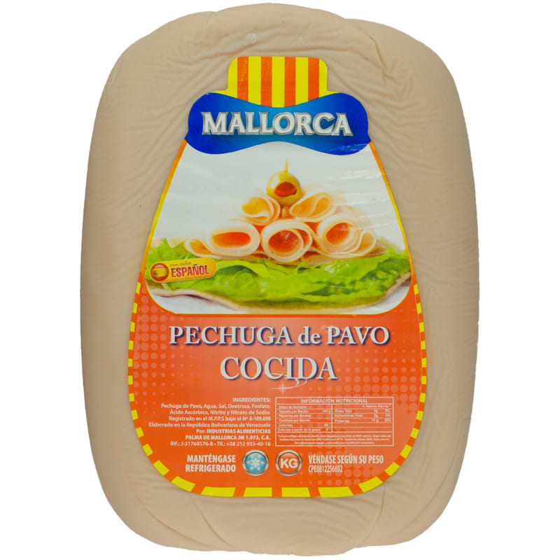 PECHUGA PAVO ESTANDAR MALLORCA 250 GR