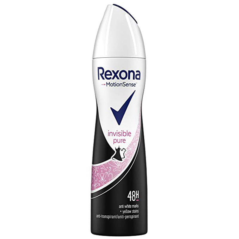 DESODORANTE EN SPRAY REXONA INVISIBLE PURE 200 ML