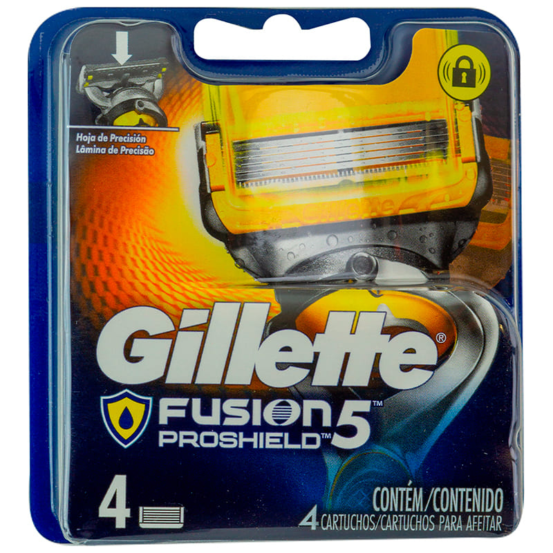 HOJILLAS GILLETE FUSION5 4 UND