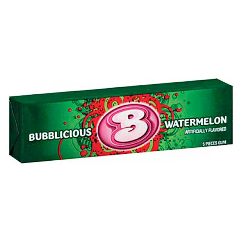 CHICLE BUBBLICIOUS WATERMELON 5 UND