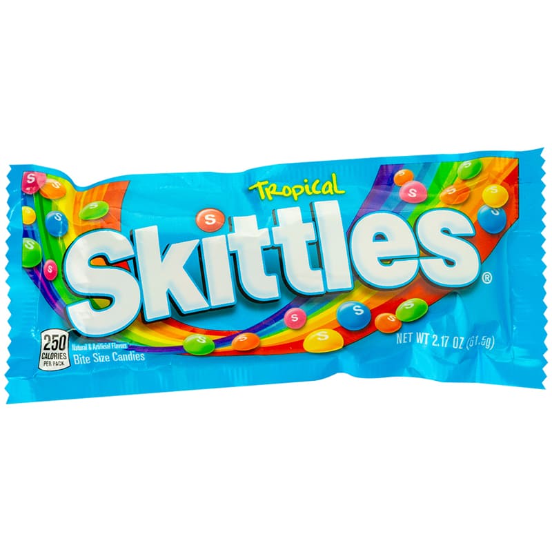 CARAMELO SKITTLE TROPICAL 61.5 GR