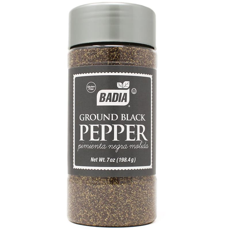 PIMIENTA NEGRA MOLIDA BADIA 7OZ