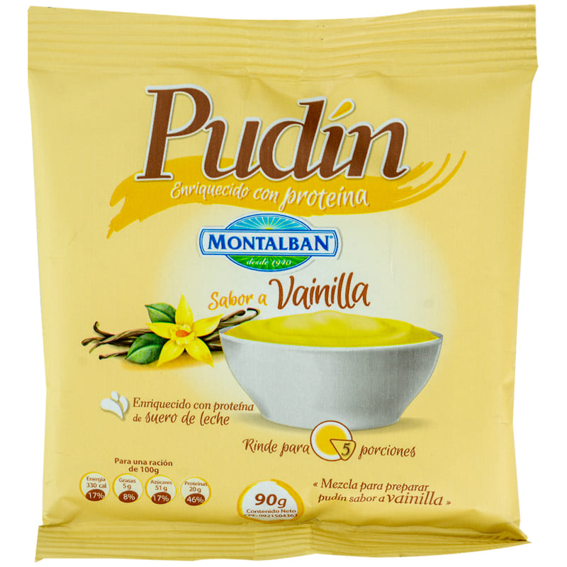 PUDIN MONTALBAN VAINILLA 90 GR