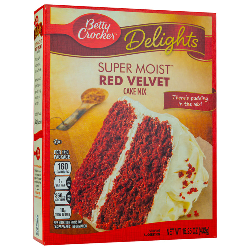 MEZCLA PARA TORTA BETTY CROCKER DE RED VELVER 432 GR