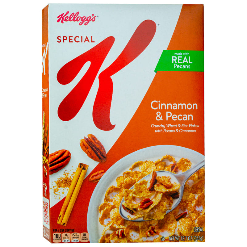 CEREAL KELLOGS ESPECIAL K CINNAMON PECAN 343 GR