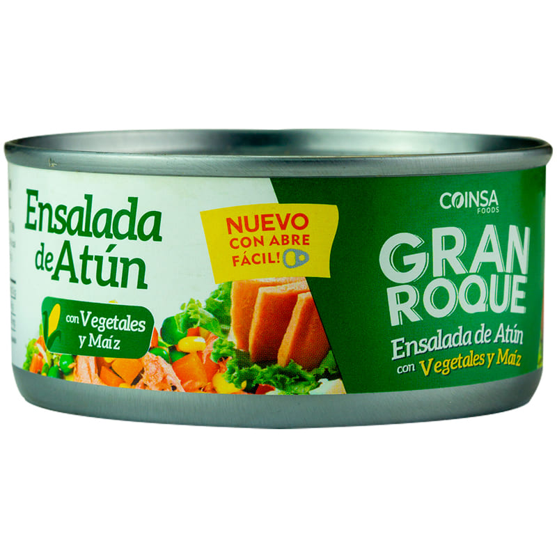 ATUN GRAN ROQUE C/VEGTAL Y MAIZ 160 GR