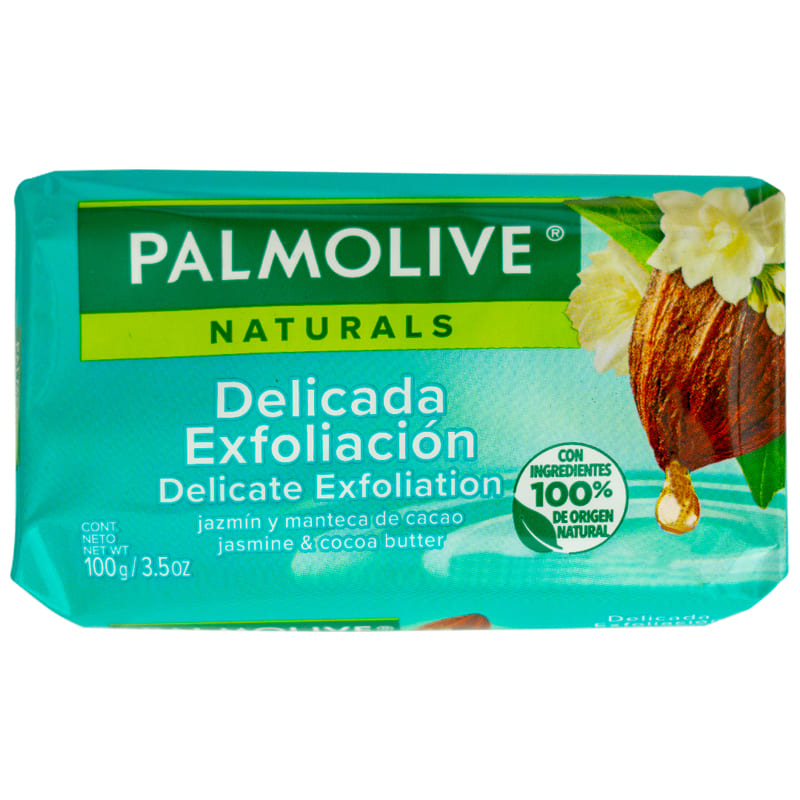 JABON PALMOLIVE EXFOLIANTE JAZMIN Y CACAO 100 GR