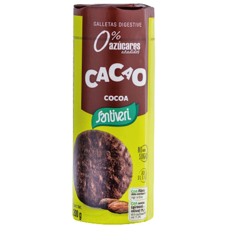 Galletas digestivas santiveri cacao 200 gr
