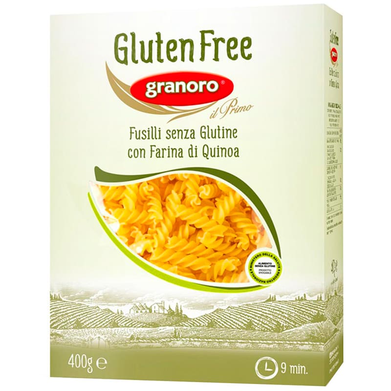 PASTA FUSILLI LIBRE DE GLUTEN GRANORO 400 GR