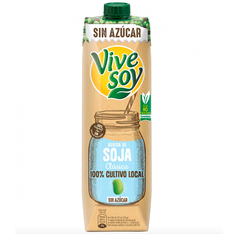 LECHE DE SOJA VIVESOY 1LT