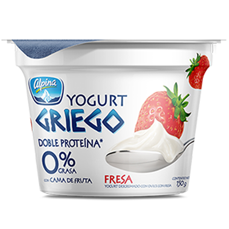 YOGURT ALPINA GRIEGO DE FRESA  150GR