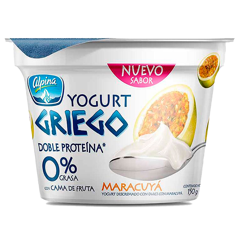 YOGURT ALPINA GRIEGO MARACUYA 150 GR
