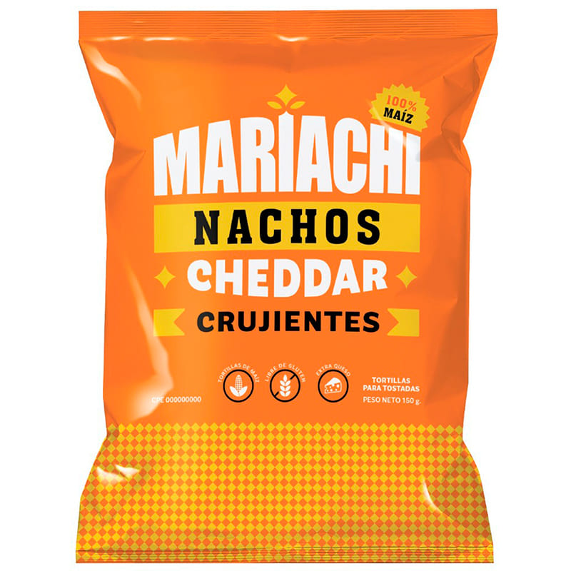 Nachos Mariachi Cheddar 150Gr
