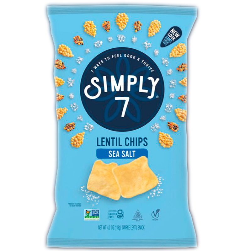 SIMPLY 7 DE LENTEJAS SEA SALT 113 GR